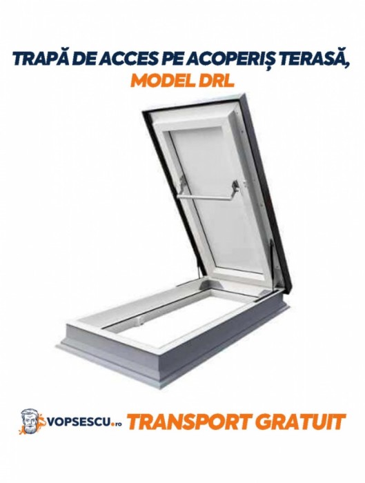 FAKRO TRAPĂ DE ACCES PE ACOPERIȘ TERASĂ, MODEL DRL