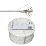Cumpara ieftin Cablu de alarma 8 fire ecranate, cupru integral, 100m - eRaya AL10822-100