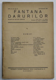 FANTANA DARURILOR , REVISTA DE CULTURA CRESTINA , no. 22-25 , 1939