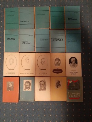 Lot 20 cărți, OAMENI DE SEAMA și IN JURUL LUMII (Babeș, Eminescu, Verne etc.) foto