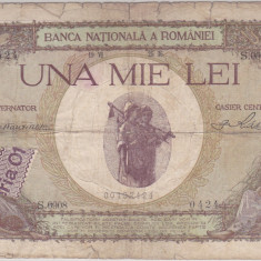 ROMANIA 1000 LEI 1936 SUPRATIPAR uzata