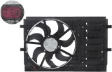 Ventilator radiator Audi A1; Seat Ibiza 17; Skoda Fabia 15, Rapid, Roomster; Vw Polo 17, motor: 1.0 Tfsi, 1.2 Tfsi, 1.4 TDI, 1.4 Tfsi, 1.6 TDI, 300