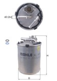 MAHLE KL 497D filtru combustibil