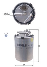 MAHLE KL 497D filtru combustibil