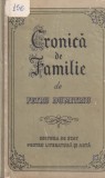 Petru Dumitriu - Cronica de familie (prima editie, 1955)