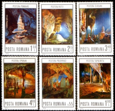 1978 - Pesteri, serie neuzata foto