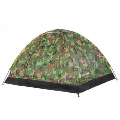 Cort camping, model camuflaj, 200x150x110 cm, Springos foto