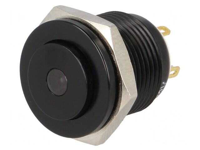 Comutator anti-vandalism roșu IP65 2A/36VDC SPST-NO