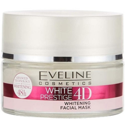 Masca de fata, Eveline Cosmetics, White Prestige, Whitening Facial Mask, 4D, 50 ml foto