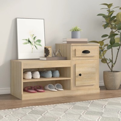vidaXL Pantofar, stejar sonoma, 100x42x60 cm, lemn prelucrat foto