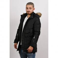 Geaca De Barbati Sandu Neagra XL Negru foto