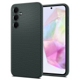 Husa pentru samsung galaxy a35 5g, spigen liquid air, abyss green