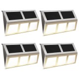 Cumpara ieftin Lămpi solare cu becuri LED, 4 buc., alb cald