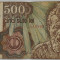 Bancnota 500 lei Constantin Brancu?i aprilie 1991