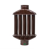 Burlan recuperator emailat pentru soba, diametru 120mm / ZLN 8174