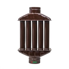 Burlan recuperator emailat pentru soba, diametru 120mm, 57cm inaltime