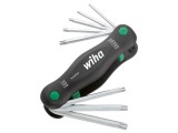 Set Chei Torx&reg; WIHA 8 piese, Oțel Crom-Vanadiu, Cod 25166, cu Protecție