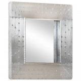 Oglindă, design aviator, 50x50 cm, metal, vidaXL