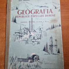 manual-geografia republicii populare romane - pentru clasa a 7-a-din anul 1962