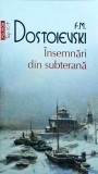 Dostoievski - Insemnari din subterana