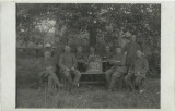 AMS# - ILUSTRATA FOTOGRAFIE OFITERI LA MASA WW1 1914 CIRCULATA, Printata