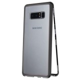 Cumpara ieftin Husa pentru Samsung Galaxy Note 8 MyStyle ,Magnetica MyStyle Negru, spate de sticla securizata premium