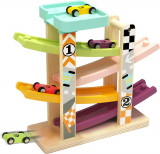 Rampa etajata cu masinute PlayLearn Toys, Topbright