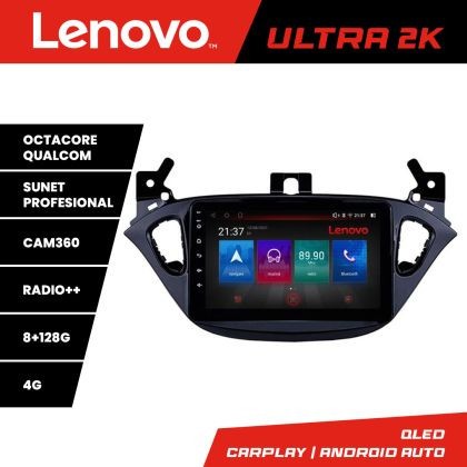 Navigatie Opel Corsa 2013-2016 M-corsa Octa Core Android Radio Bluetooth GPS WIFI/4G DSP 2K 8+128GB 360 Toslink CarStore Technology