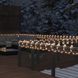 Cablu luminos cu 120 LED-uri, alb cald, 5 m, PVC GartenMobel Dekor, vidaXL