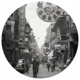 Tapet &icirc;n formă de cerc &bdquo;Hong Kong the Old Days&rdquo;, 142,5 cm
