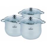 Set oale inox 6 piese, Bohmann, 26 28 30cm