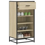 VidaXL Suport pantofi Stejar Sonoma 48x38x97,5 cm Lemn prelucrat