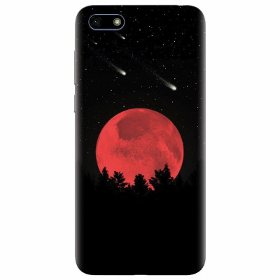 Husa silicon pentru Huawei Y5 2018, Blood Moon foto