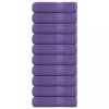 VidaXL Prosoape de duș 10 buc Violet 70x140 cm 360 g/m&sup2; 100% bumbac 136883