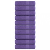 VidaXL Prosoape de duș 10 buc Violet 70x140 cm 360 g/m&sup2; 100% bumbac