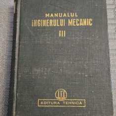 Manualul inginerului mecanic volumul 3 1952