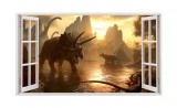 Cumpara ieftin Sticker decorativ cu Dinozauri, 85 cm, 4263ST