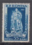 ROMANIA 1955 LP 385 ZIUA VICTORIEI MNH, Nestampilat