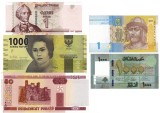 LOT 5 bancnote diferite UNC!!!