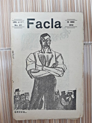 Revista Facla nr.25/1912 foto