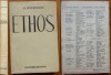 Al. Busuioceanu - Ethos, Editia I, 1941, Bibliofilie