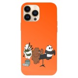 Husa compatibila cu Apple iPhone 11 Pro Max, Viceversa, model Donations We bare bears , Silicon, TPU, Transparent, Carcasa