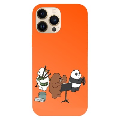 Husa compatibila cu Apple iPhone 15, Viceversa, model Donations We bare bears , Silicon, TPU foto