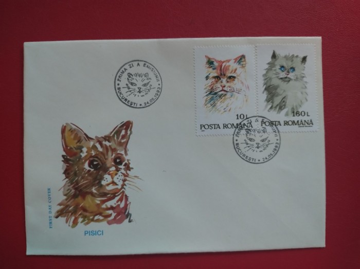 1993 - FDC - PISICI