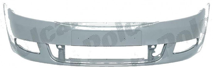Bara fata Skoda Octavia 2 (1Z3/1Z5), 10.2008-12.2013, grunduit, cu locas pentru proiectoare, 1Z0807221M