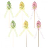 Cumpara ieftin Set 6 oua din plastic multicolor 25 cm