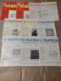 FILATELIA - REVISTA FILATELISTILOR DIN R.S.R., Anul 1990, 11 numere, lipsa nr.6