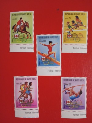 VOLTA SUPERIOARĂ, SPORT MONTREAL MEDALIAȚI - SERIE COMPLETĂ MNH foto