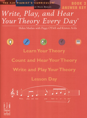 Write, Play, and Hear Your Theory Every Day Answer Key, Book 2 foto
