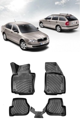 Set Covorase Auto Cauciuc dedicate Skoda Octavia II (2004-2013) foto